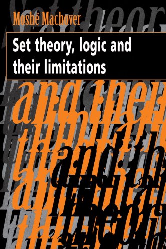 Moshé Machover Set Theory, Logic And Their Limitations