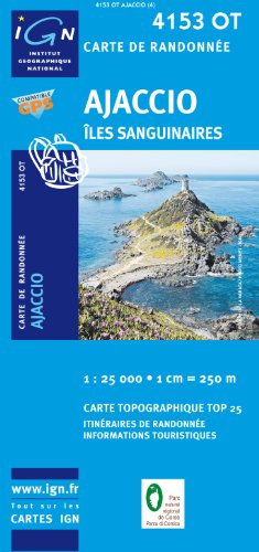 Korsika Ajaccio 1 : 25 000: Iles sanguinaires