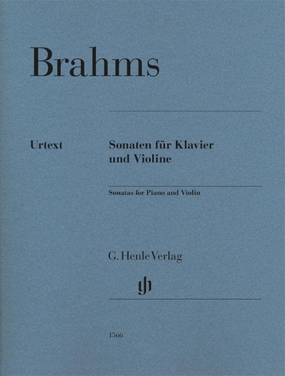 G Henle Urtext-Ausgabe   Johannes Brahms - Violinsonaten Kartoniert (TB)