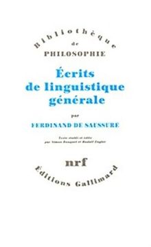 Ecrits de linguistique générale