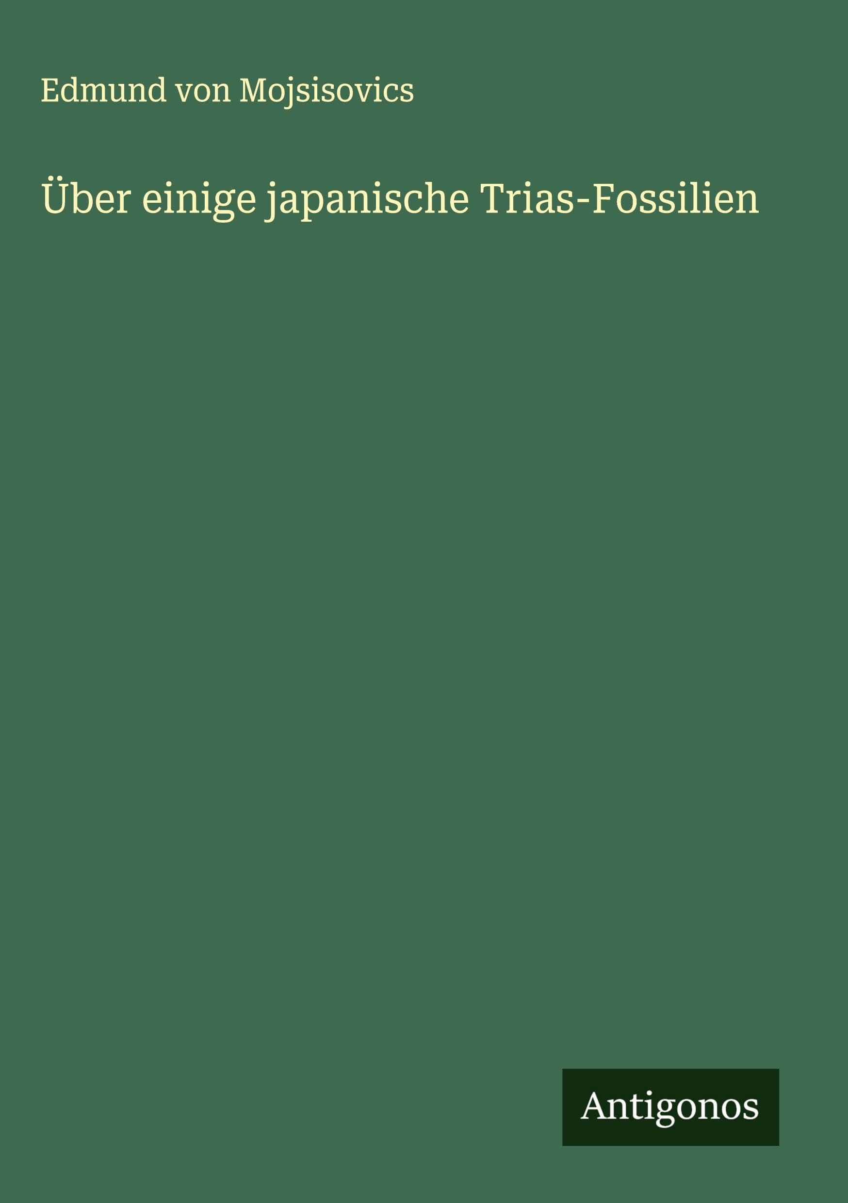 Über einige japanische Trias-Fossilien