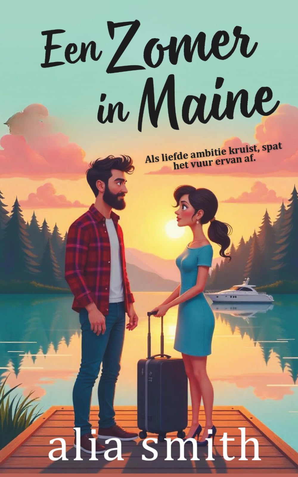 Een Zomer in Maine: Een romantisch verhaal over een alleenstaande vader in een klein stadje (Liefde op de werkvloer, Band 2)
