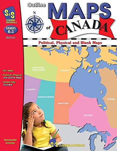 Outline Maps of Canada Grades K-3