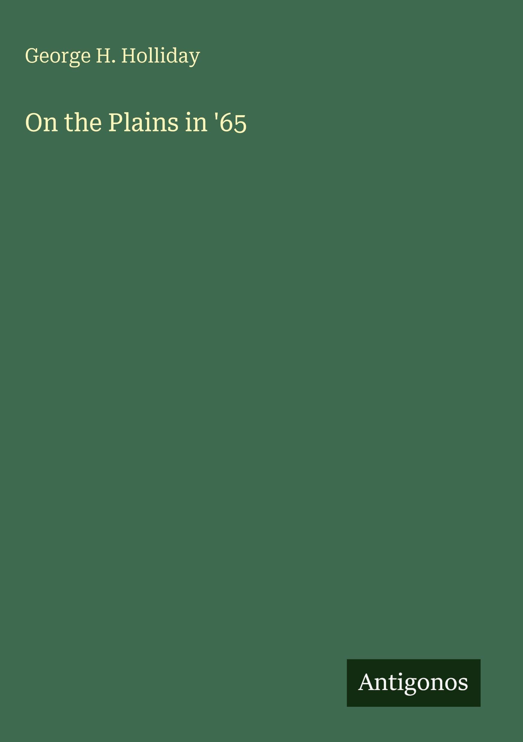 On the Plains in '65