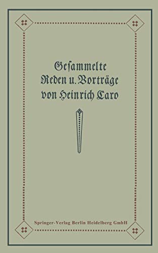 Gesammelte Reden und Vorträge