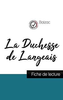 La Duchesse de Langeais de Balzac (fiche de lecture et analyse complète de l'oeuvre)