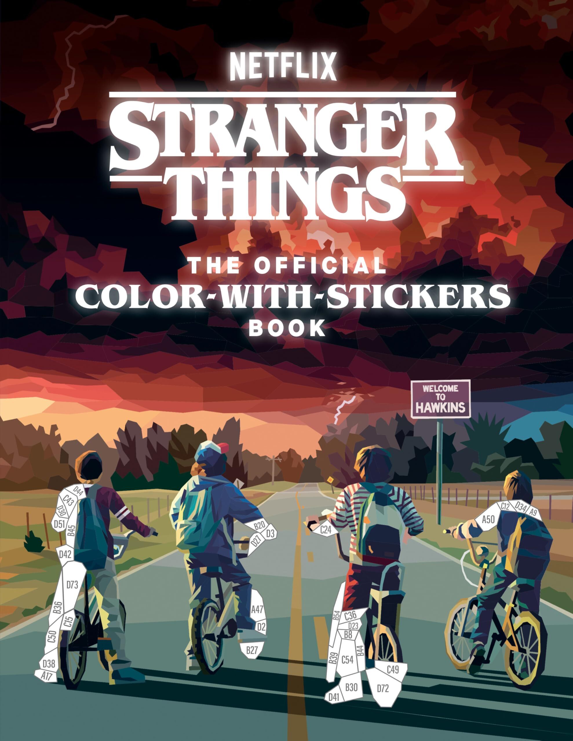 Random House Worlds: Stranger Things: The Official Color-With-Stickers Book