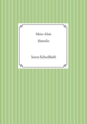 Sütterlin: leeres Schreibheft