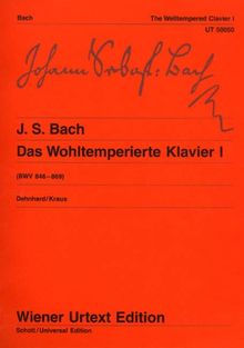 Das Wohltemperierte Klavier 1  Bwv 846-869. Klavier