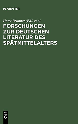 Forschungen zur deutschen Literatur des Spätmittelalters: Festschrift für Johannes Janota