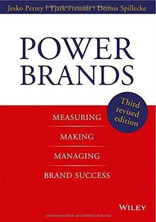 Power Brands: Measuring, Making, and Managing Brand Success