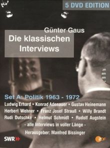 Günter Gaus - Die klassischen Interviews: Politik 1963 - 1972 (5 DVDs)