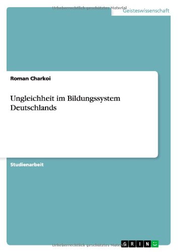 Ungleichheit im Bildungssystem Deutschlands