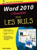 Word 2010 L'Essentiel pour les nuls
