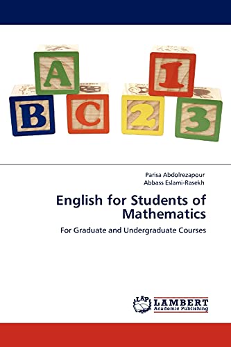 English for Students of Mathematics: For Graduate and Undergraduate Courses
