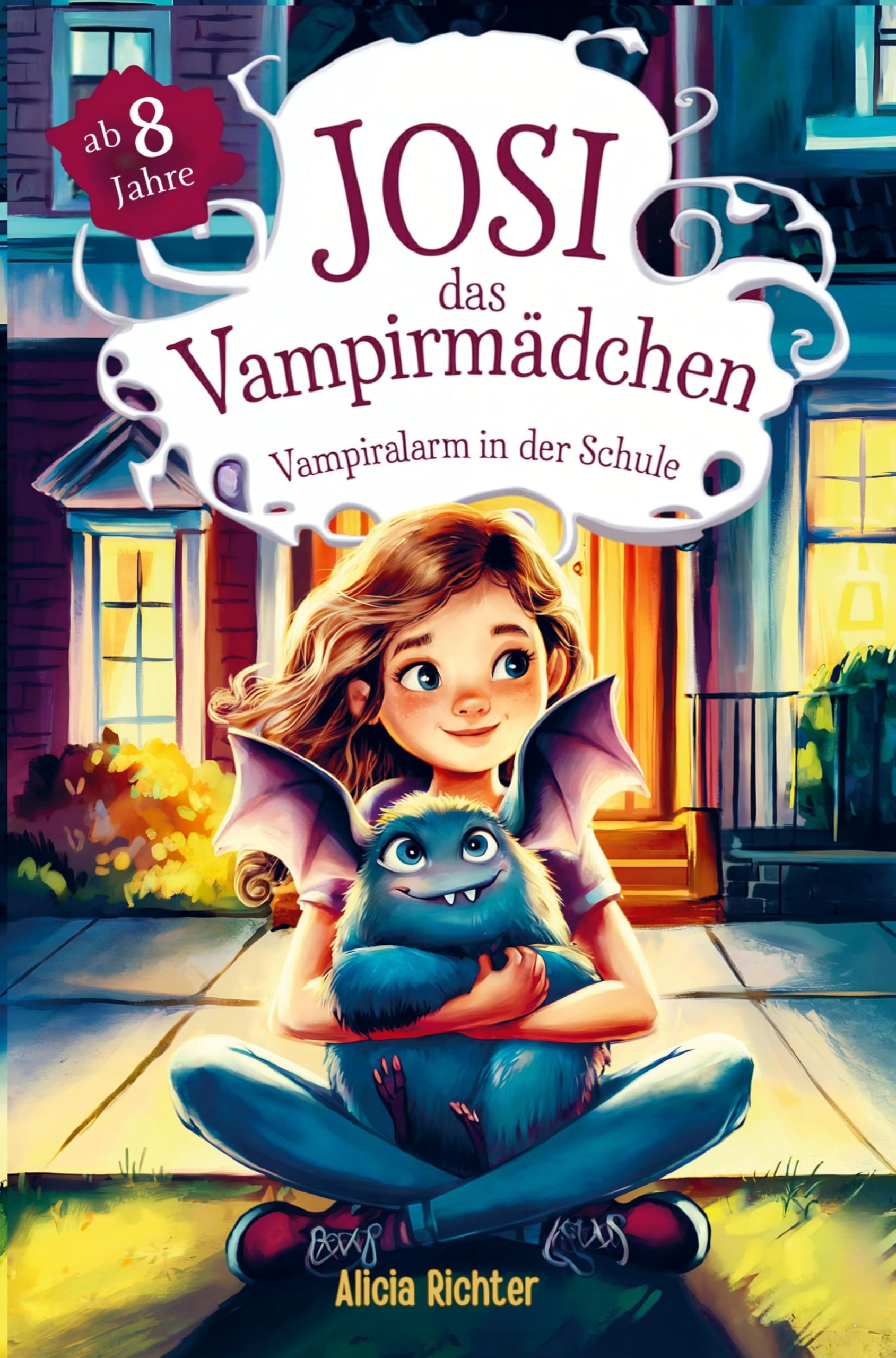 Josi : das Vampirmädchen - Ein spannendes Kinderbuch ab 8 Jahren über Mut, Freundschaft und : die Kraft, anders zu sein (Große Schrift für Erstleser) - - Vampiralarm in der Schule