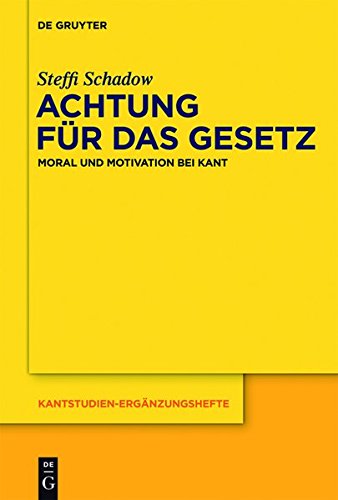 Achtung für das Gesetz: Moral und Motivation bei Kant (Kantstudien-Ergänzungshefte, Band 171)
