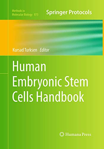 Human Embryonic Stem Cells Handbook (Methods in Molecular Biology, Band 873)