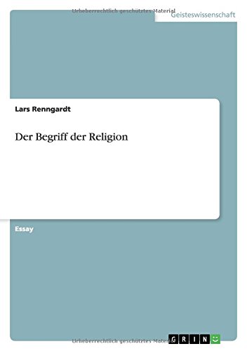 Der Begriff der Religion