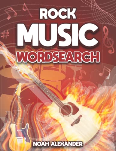 Rock Music Word Search: A Celebration of Everything that is Rock Music Word search Puzzle
