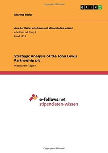 Strategic Analysis of the John Lewis Partnership plc