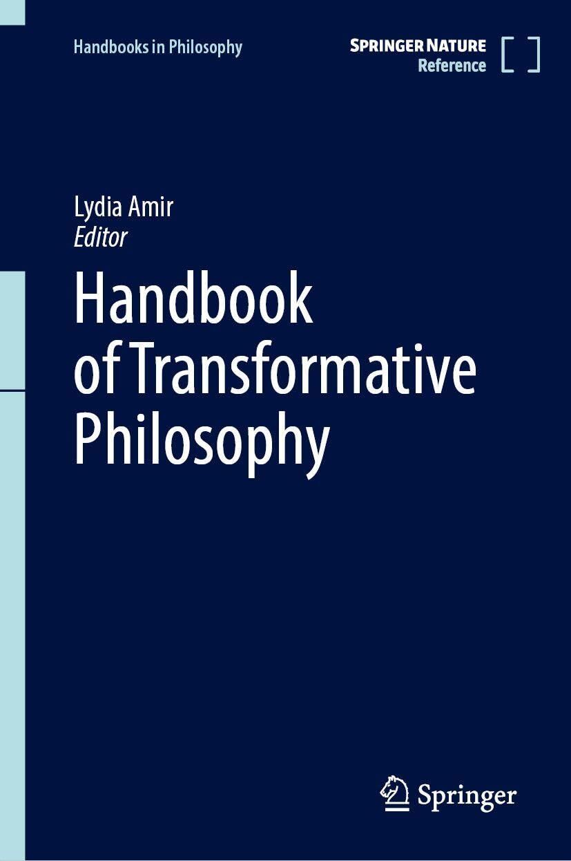 Handbook of Transformative Philosophy - Neuware