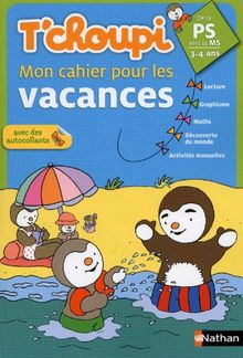 Tchoupi Mon cahier pour les vacances de la Peti... | Book | condition ...