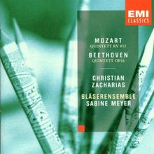 Quintette für Klavier Oboe Klarinette Horn.Fag. von Christian  Zacharias, Bläserensemble Sabine Meyer | CD | Zustand gut