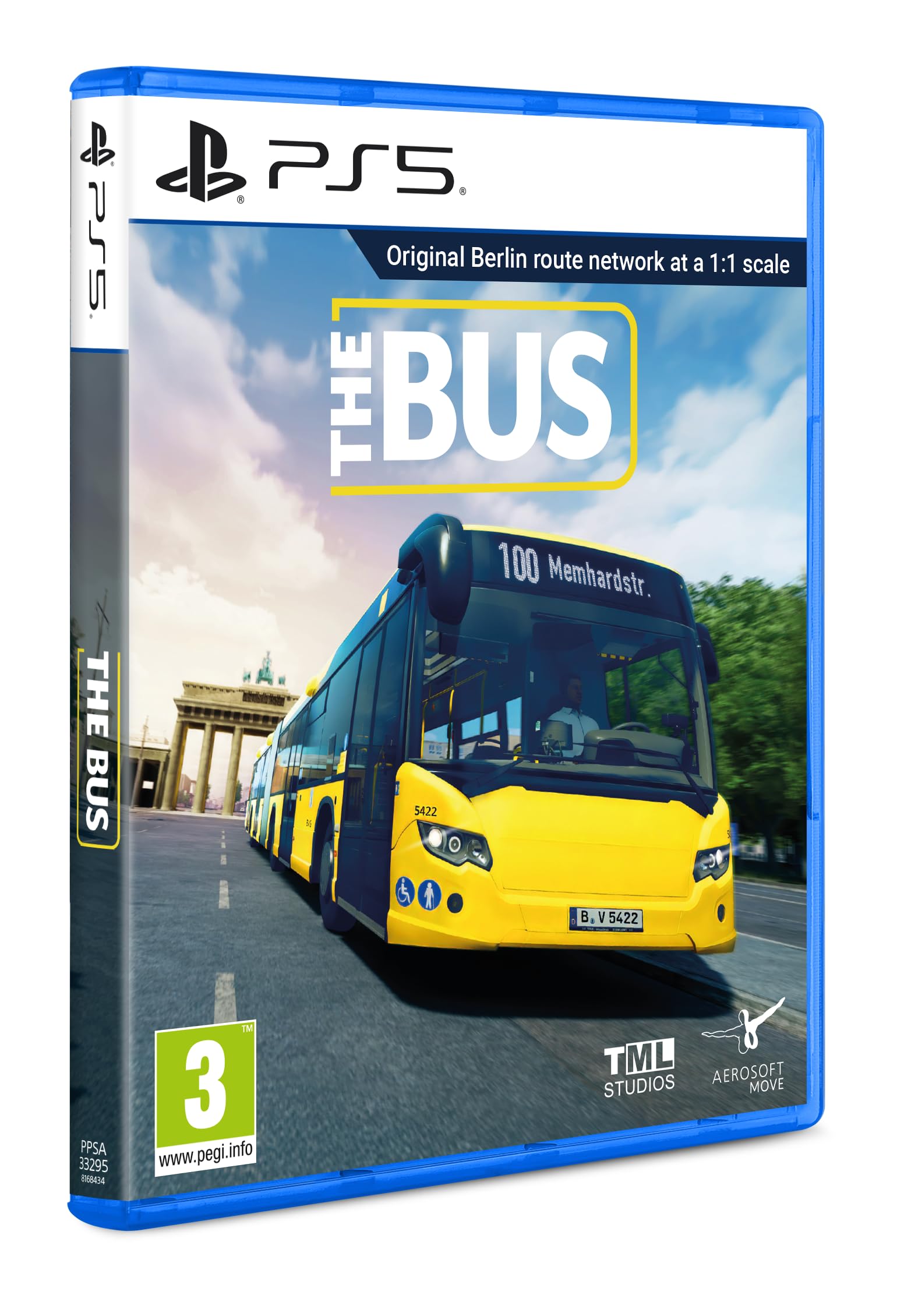 Aerosoft The Bus – Bus Simulator PS5 | Realistische Verkehrssimulation mit Berliner Streckennetz, verschiedenen Bussen & Karriere-Modus (engl.Box Version)