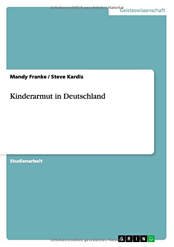 Kinderarmut in Deutschland