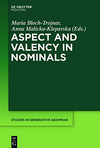 Aspect and Valency in Nominals (Studies in Generative Grammar [SGG], Band 134)