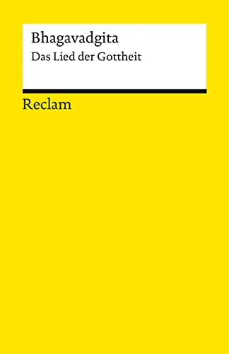 Glasenapp, Helmuth von Bhagavadgita, Das Lied Der Gottheit (Reclams Universal-Bibliothek)