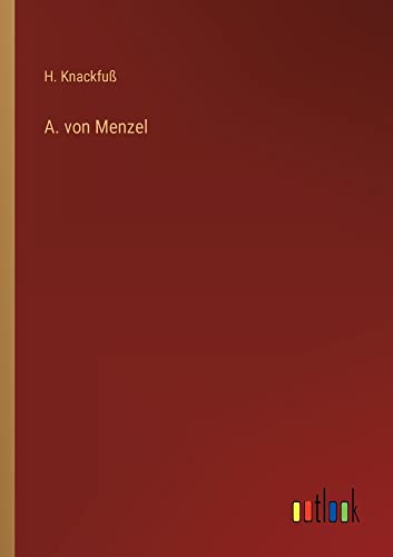 A. von Menzel