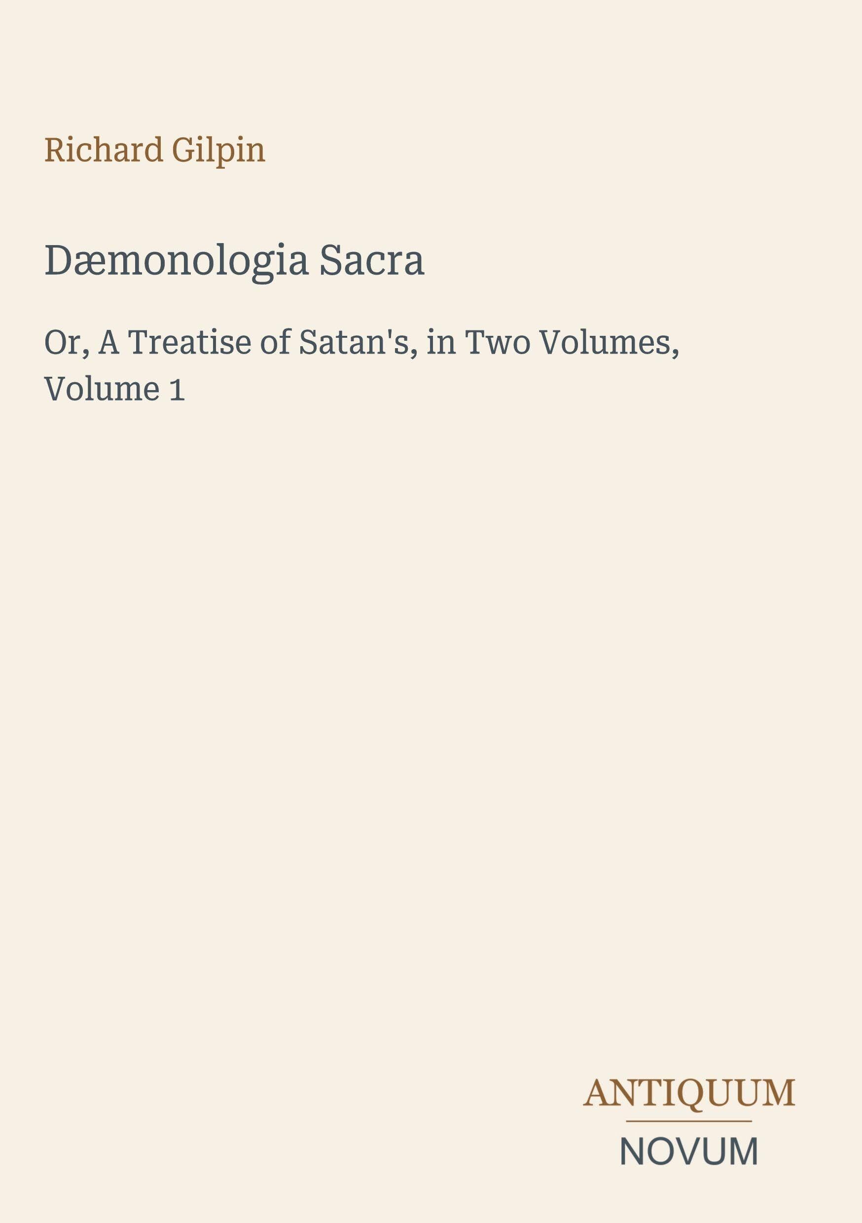 Dæmonologia Sacra