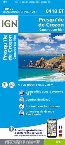 Camaret - Presqu'île de Crozon 1:25 000