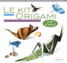 Le kit origami : avec 112 feuilles décorées