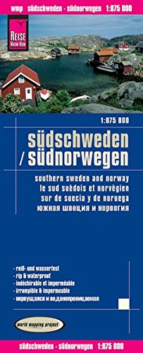 Reise Know-How Landkarte Südschweden, Südnorwegen (1:875.000): world mapping project