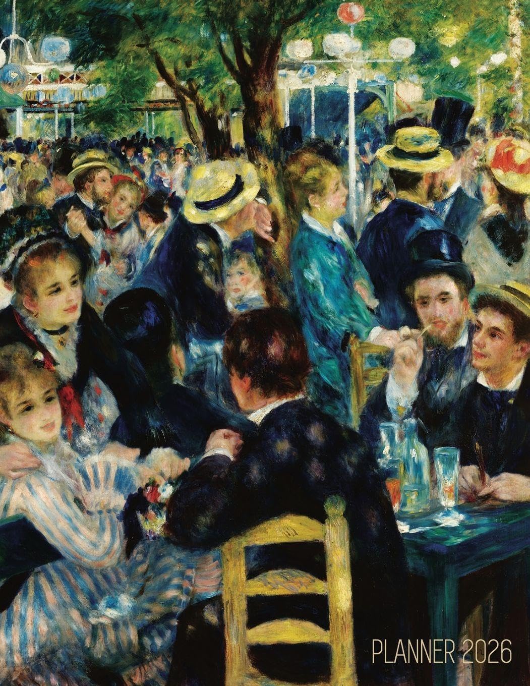 Renoir Daily Planner 2026: Dance at le Moulin de la Galette Painting | Artistic Impressionism Art Organizer