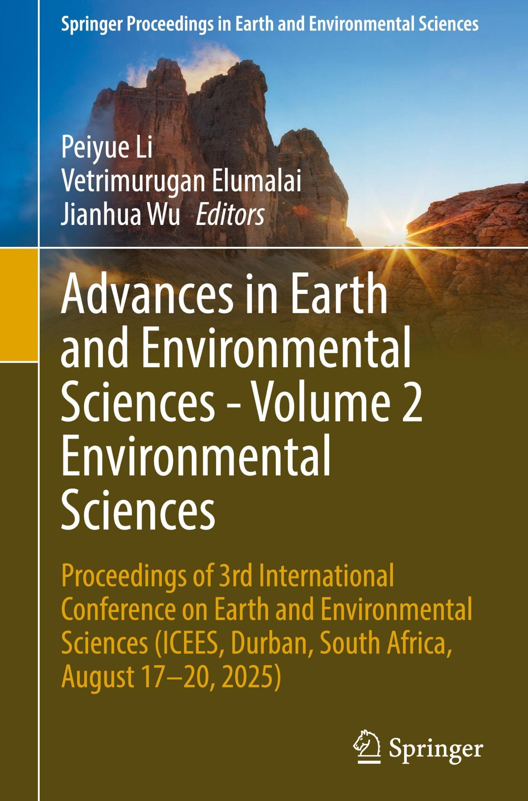 Advances in Earth and Environmental Sciences - Volume 2 Environmental Sciences