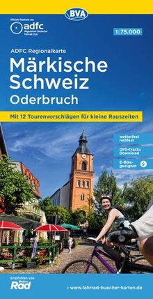 ADFC-Regionalkarte Märkische Schweiz Oderbruch,1:75.000, reiß- und wetterfest, GPS-Tracks Download (ADFC-Regionalkarte 1:75000)