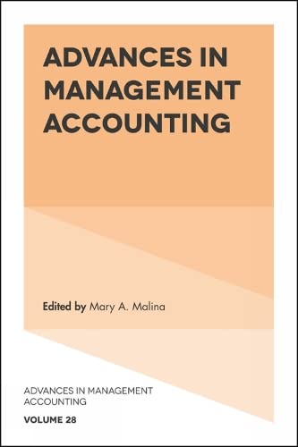 Advances in Management Accounting (Advances in Management Accounting, 28, Band 28)