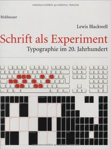 Schrift als Experiment