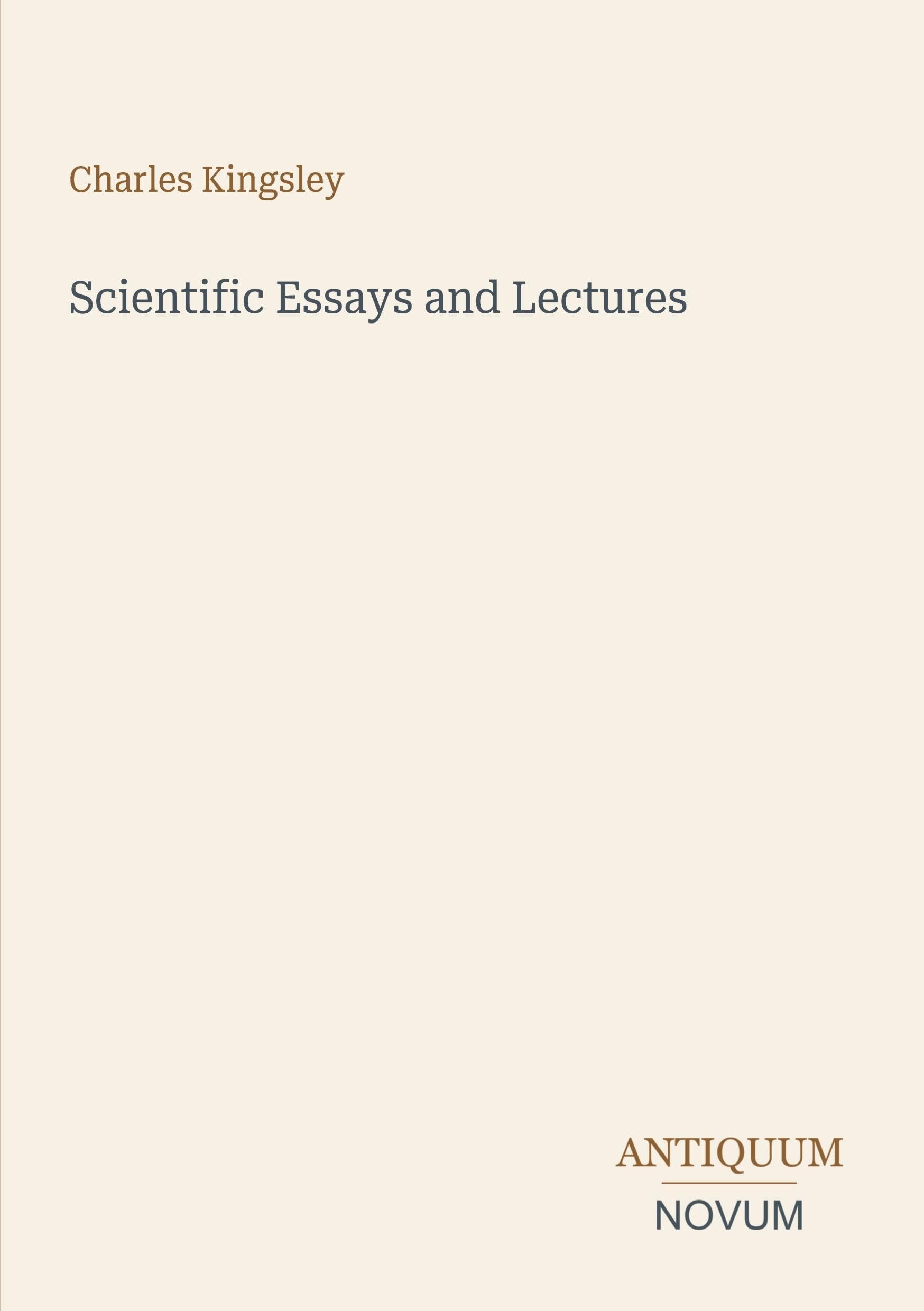Scientific Essays and Lectures