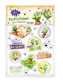 Die Olchis Textilsticker zum Rubbeln
