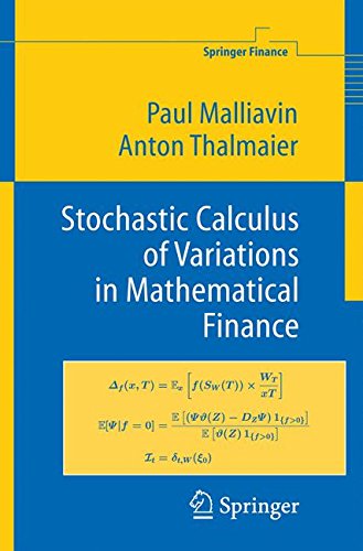 Stochastic Calculus of Variations in Mathematical Finance (Springer Finance)