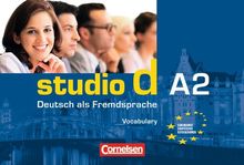 studio d - Grundstufe: A2: Gesamtband - Vokabeltaschenbuch Deutsch-Englisch