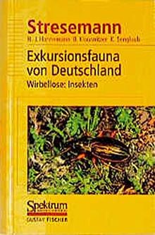 Exkursionsfauna von Deutschland, 3 Bde., Bd.2, Wirbellose, Insekten von Stresemann | Buch | Zustand akzeptabel