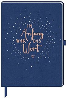 Notizbuch - Im Anfang war das Wort