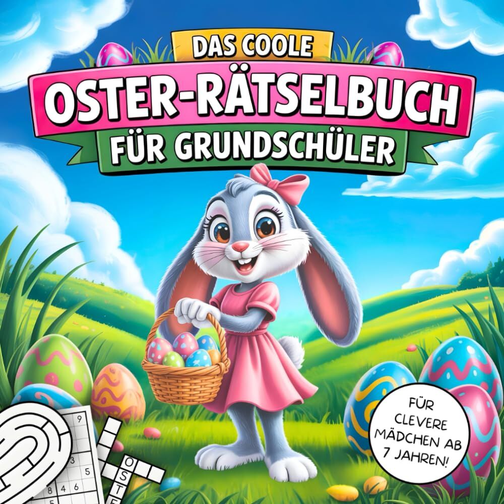 Das coole Oster Rätselbuch für Grundschüler