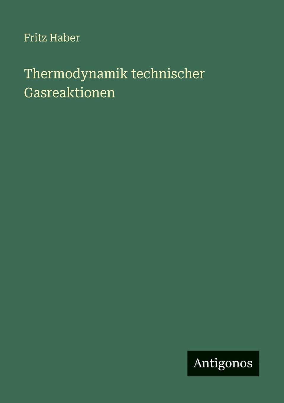 Thermodynamik technischer Gasreaktionen